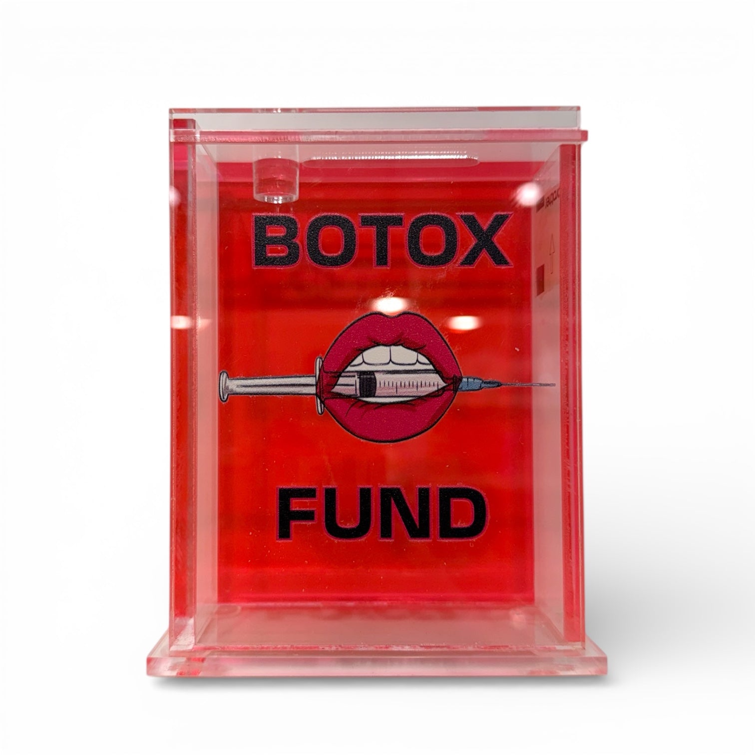 Botox Fund Red Money Jar