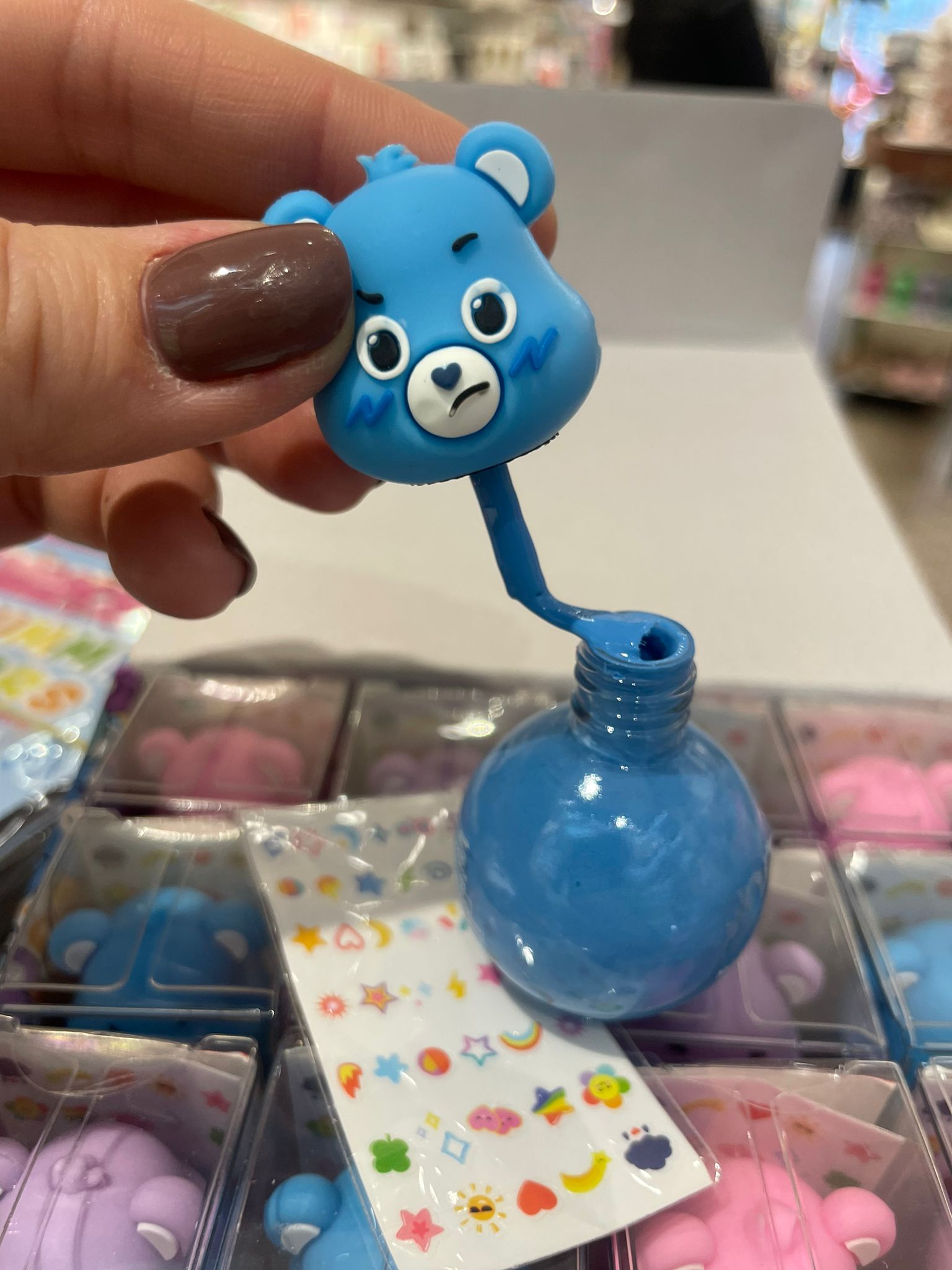Care Bear Nail Polish Blue