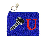 Screw U Beaded Coin Purse