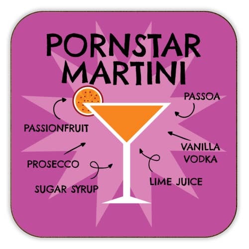Martini Ingredient Coaster
