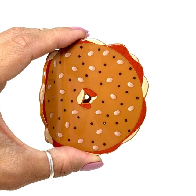 Bagel Lox Hair Clip