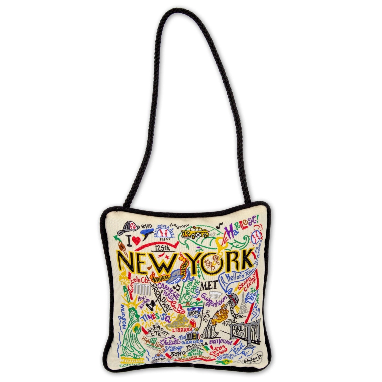 New York City Mini Pillow Ornament