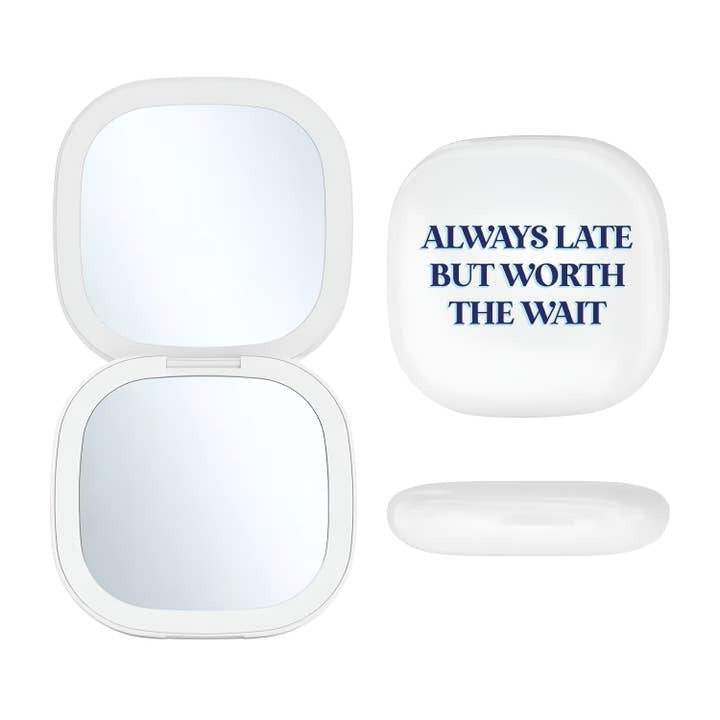 Always Late LED Compact Mirror