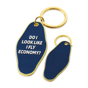 Fly Economy Enamel Motel Keychain