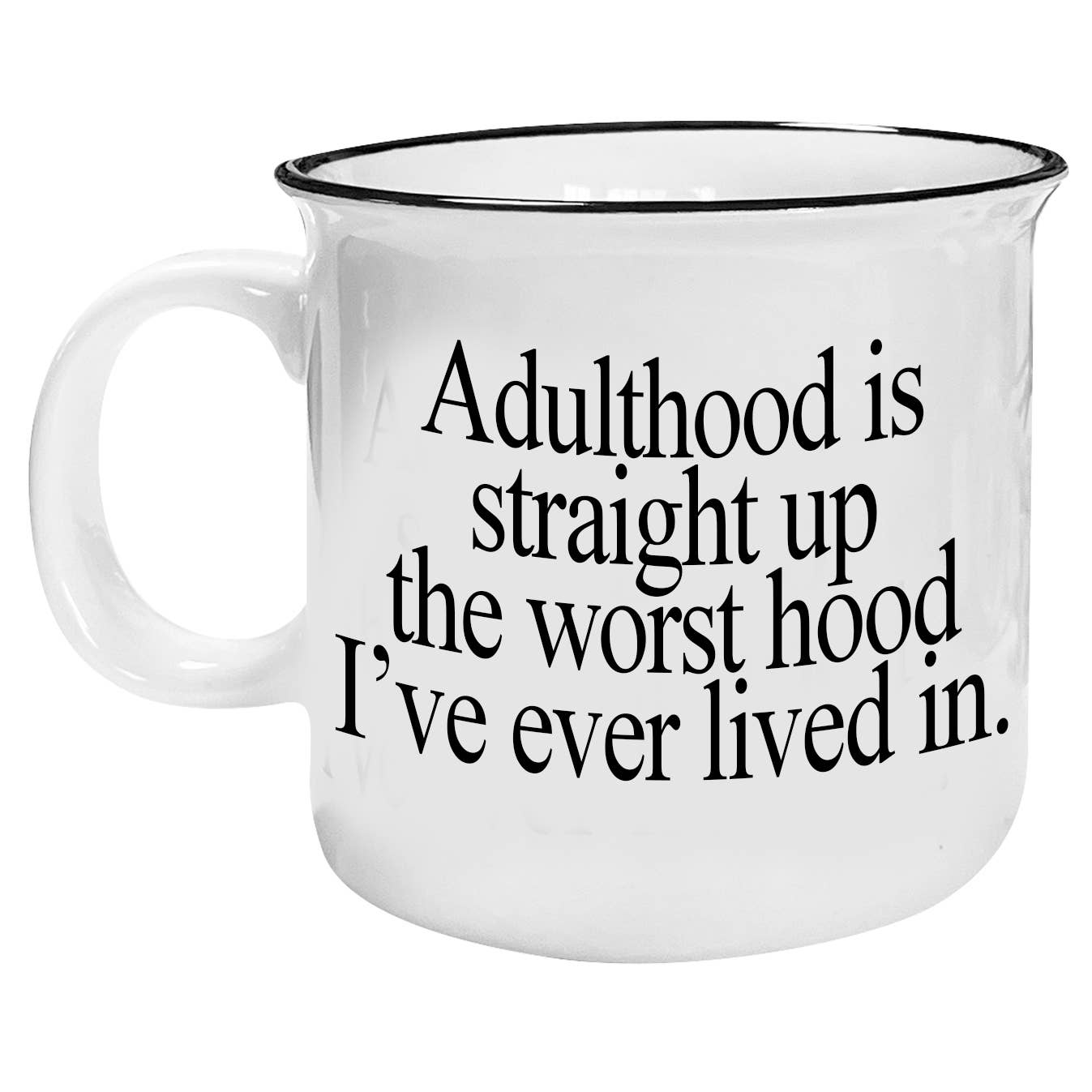 Adulthood Mug