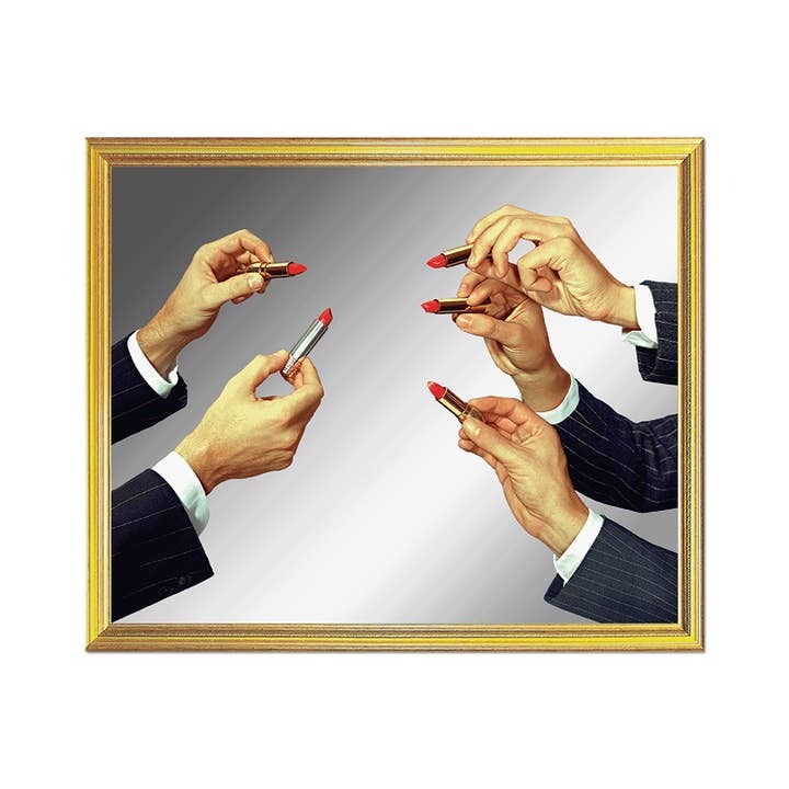 Metallic Lipstick Sticker