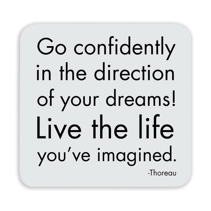 Go Confidently Coaster