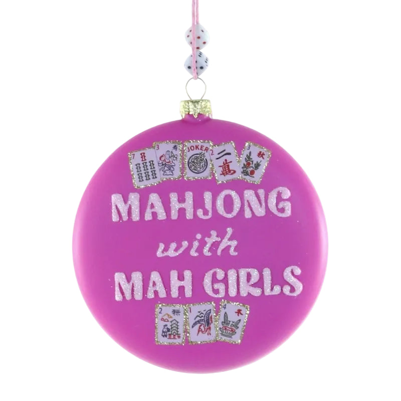 Mahjong With Mah Girls Ornaments