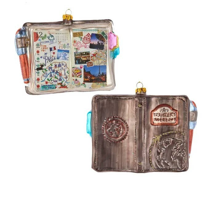 Travel Diary Ornament