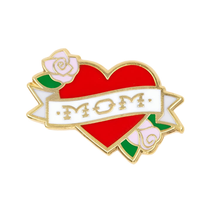 Mom Tattoo Enamel Pin