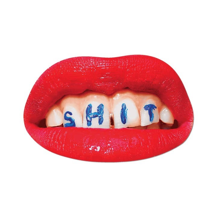 Shit Lips Sticker