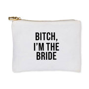 The Bride Flat Zip Pouch
