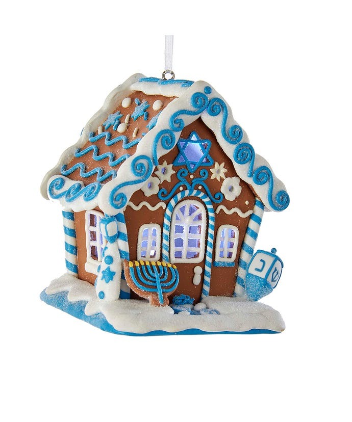 Hanukkah Gingerbread House Ornament