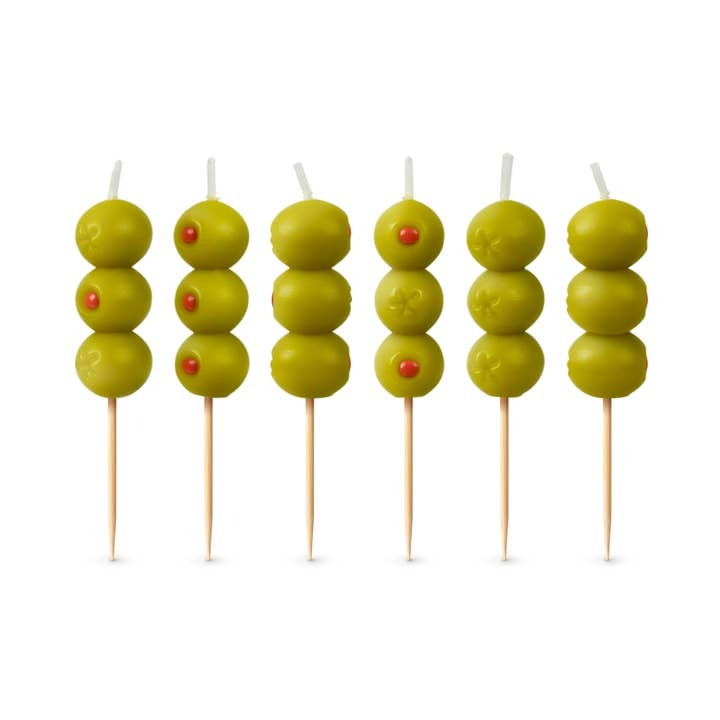 Olive Birthday Candles