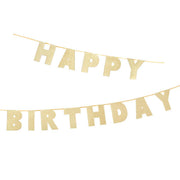 Gold Birthday Garland