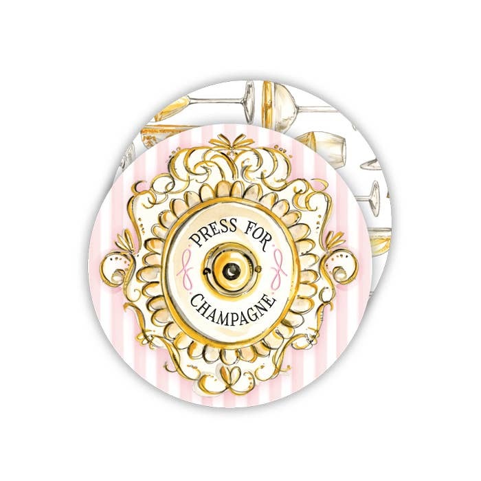 Press For Champagne Coasters
