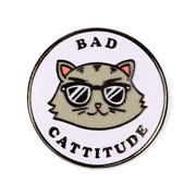 Bad Cattitude Pin