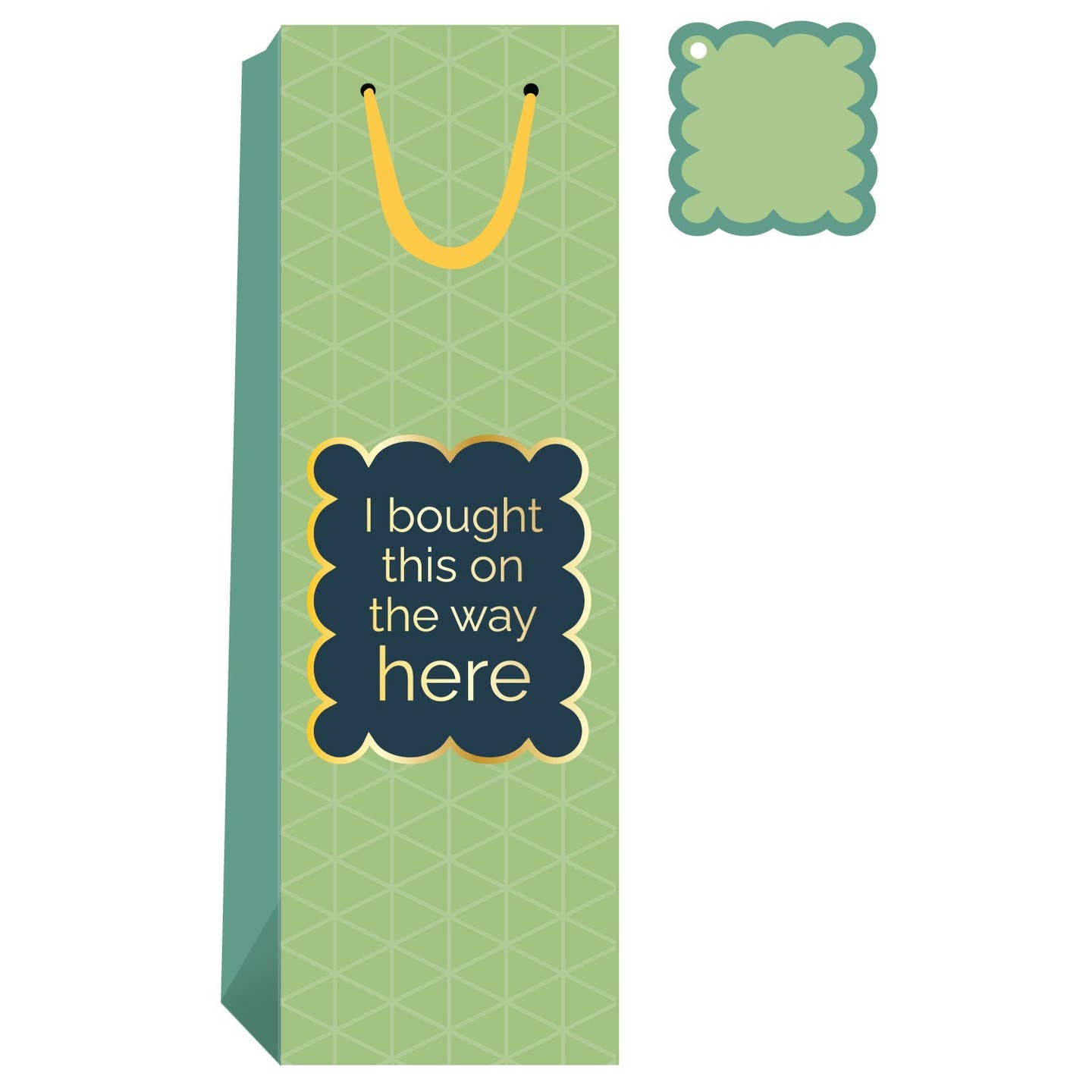 I Bought This On The Way Here Wine Bag