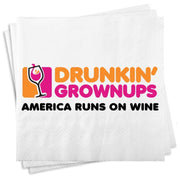 Drunkin Grownups Napkins
