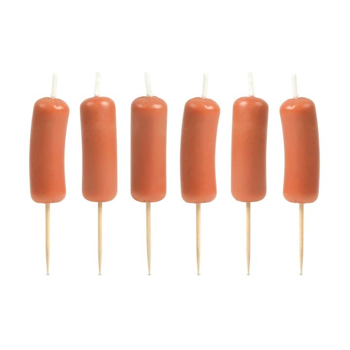 Sausage Birthday Candles