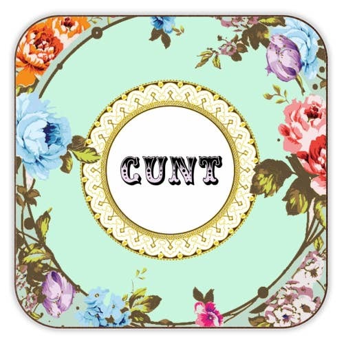 C Teal Coaster