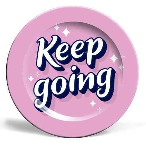 Keep Going Plate