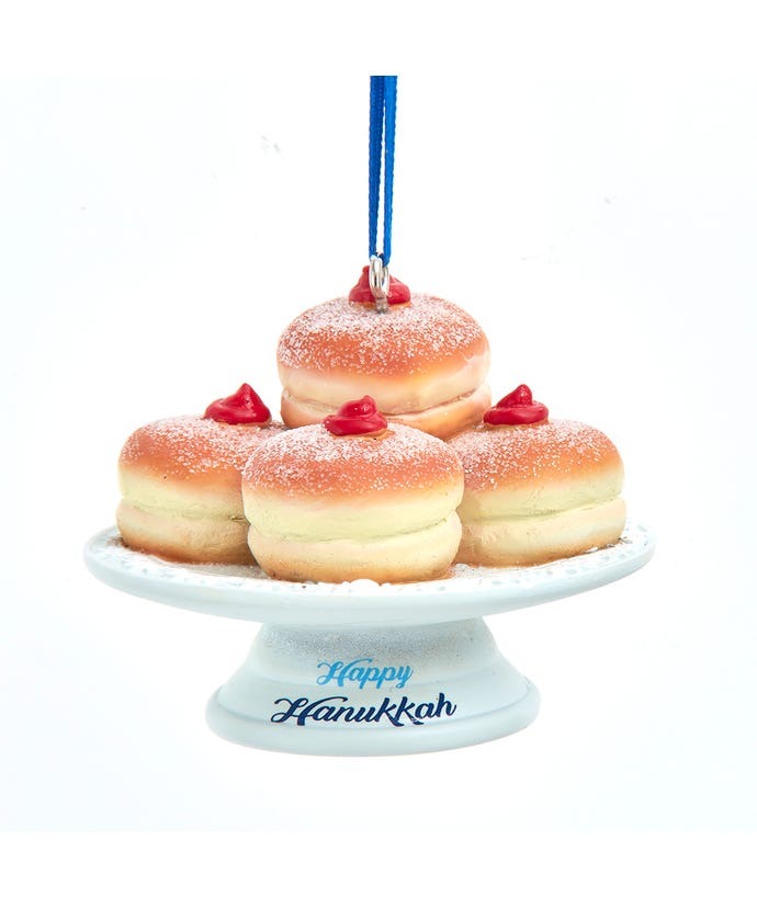 Hanukkah Jelly Donuts Ornament