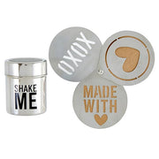 Made To Order Coffee Stencils And Shaker