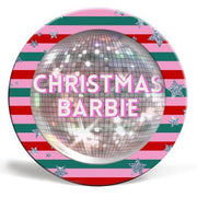 Christmas Barbie Plate