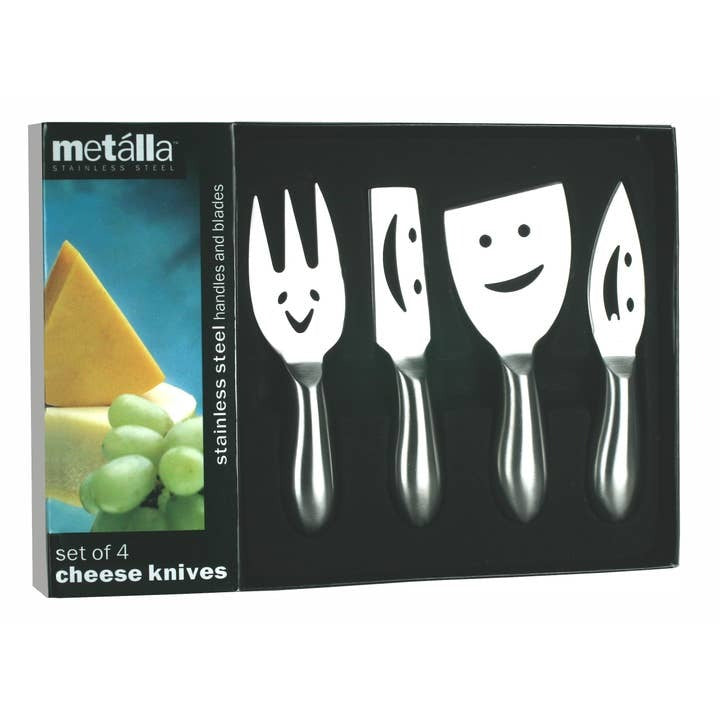 Happy Face Cheese Knives Set