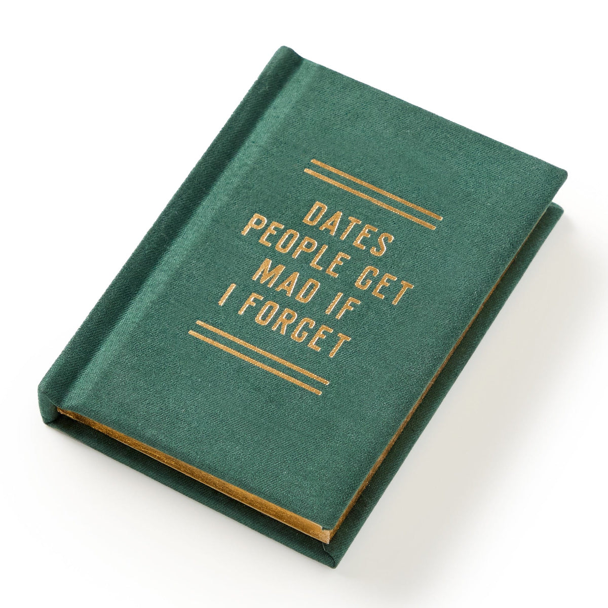 Dates People Get Mad If I Forget Mini Journal