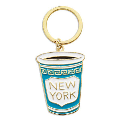NYC Coffee Cup Keychain