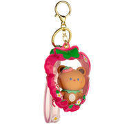 Strawberry Bear Keychain