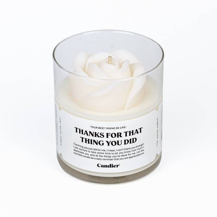 Thanks For That Thing You Did Candle