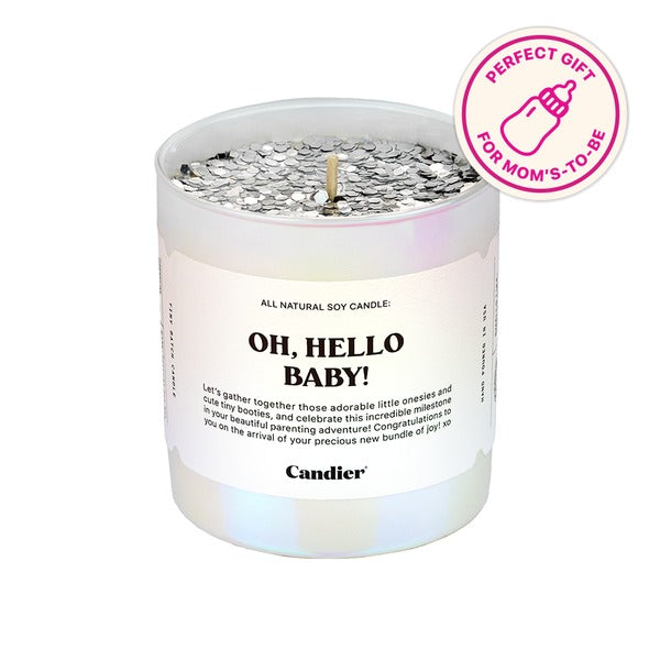 Oh, Hello Baby Candle