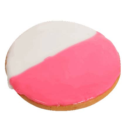 Jumbo Pink And White Cookie