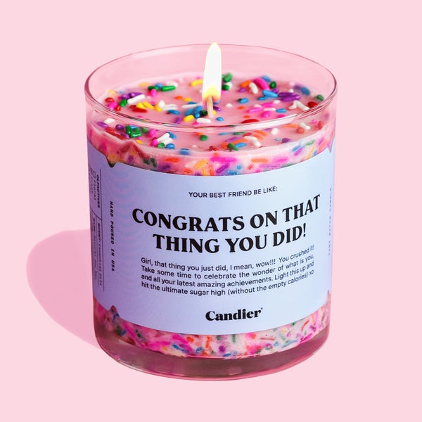 Congrats Candle