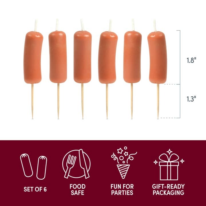 Sausage Birthday Candles