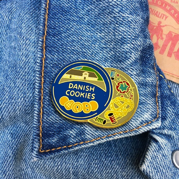 Danish Cookies Pin