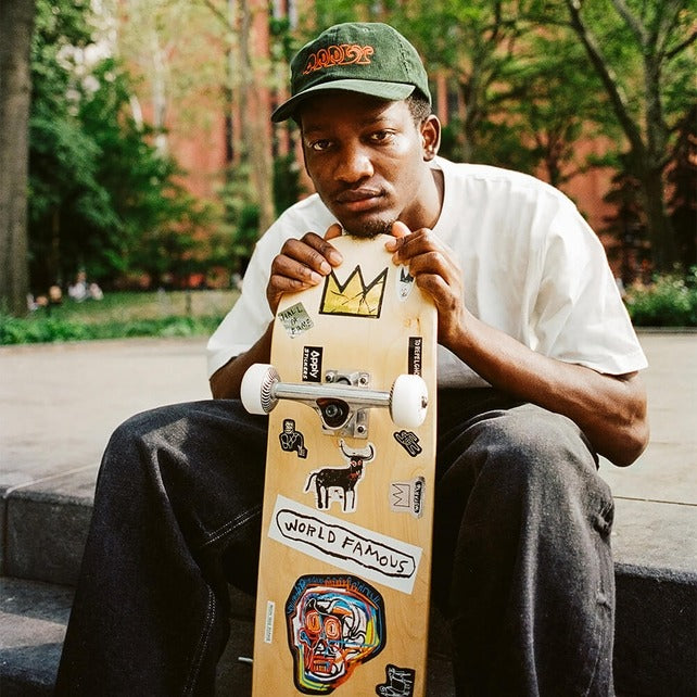 Basquiat Gold Crown Sticker