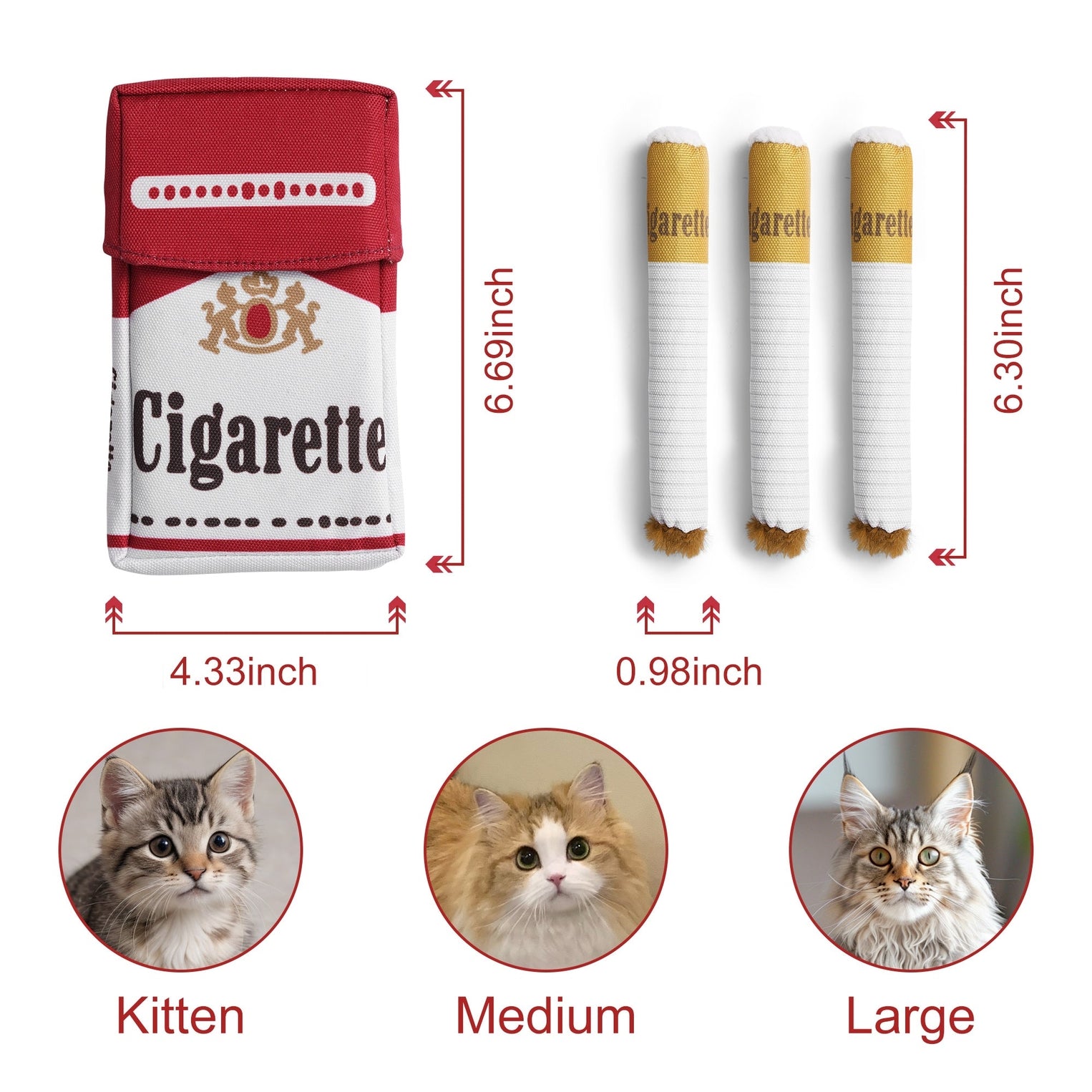 Cigarette Cat Toy