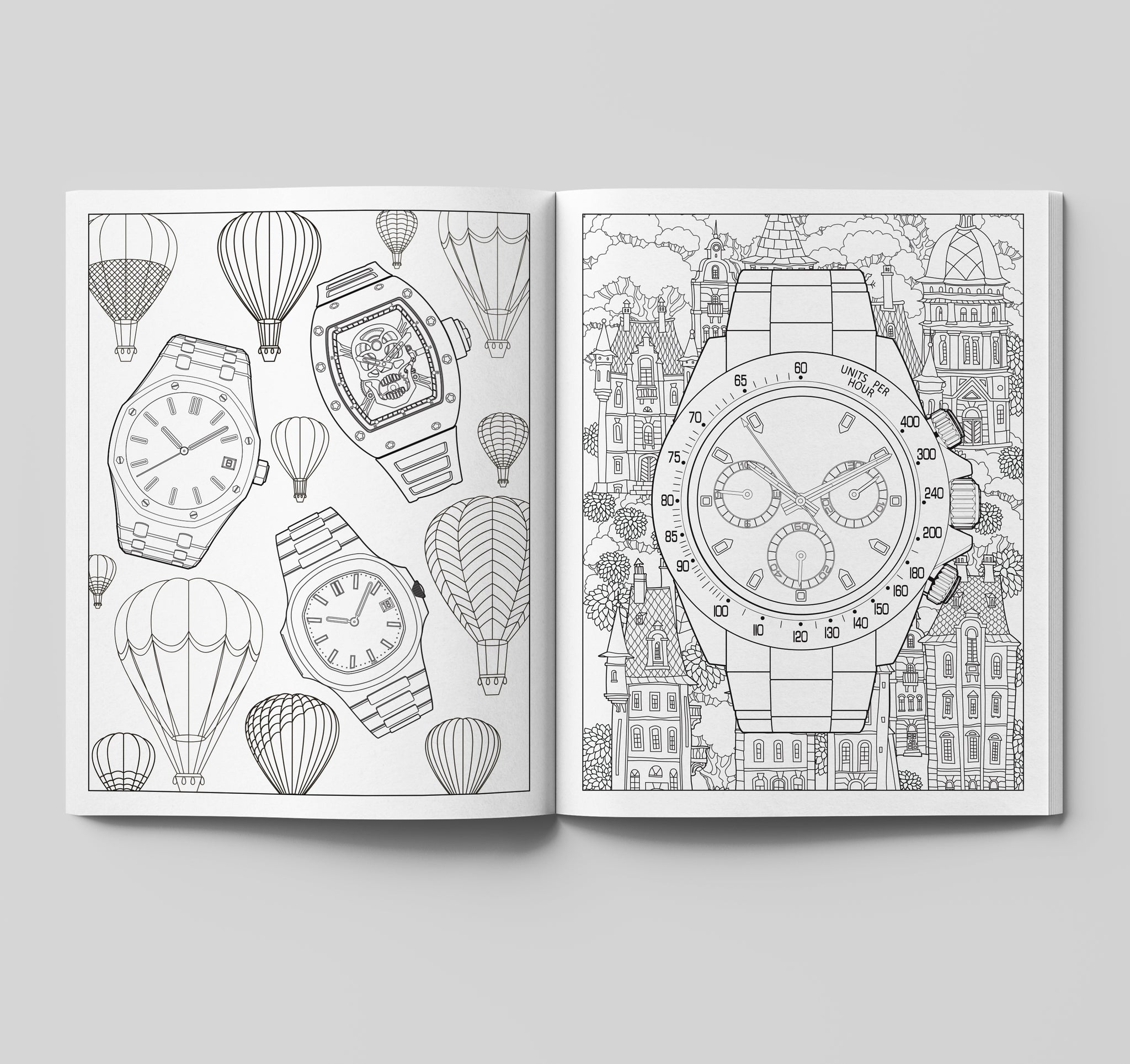 The Watch Collector's Coloring Book
