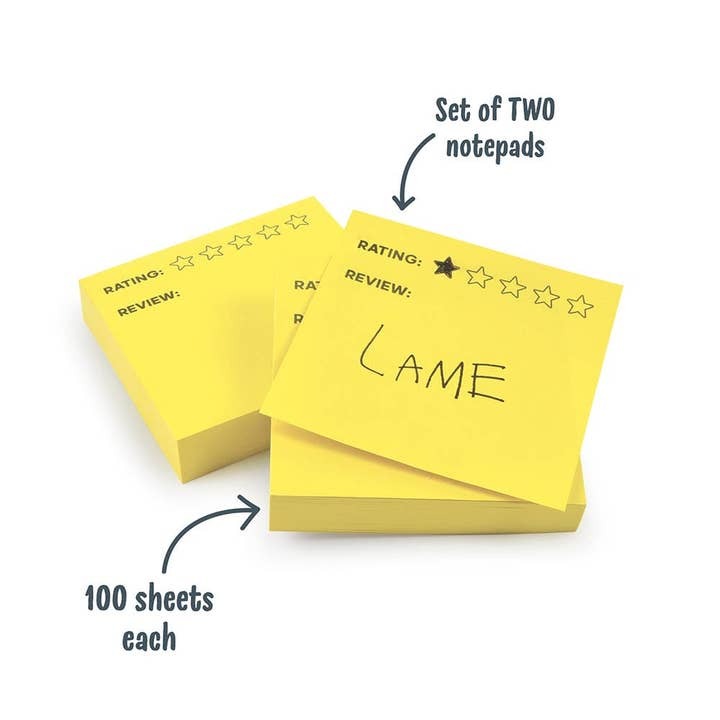 Over-rated Sticky Notes