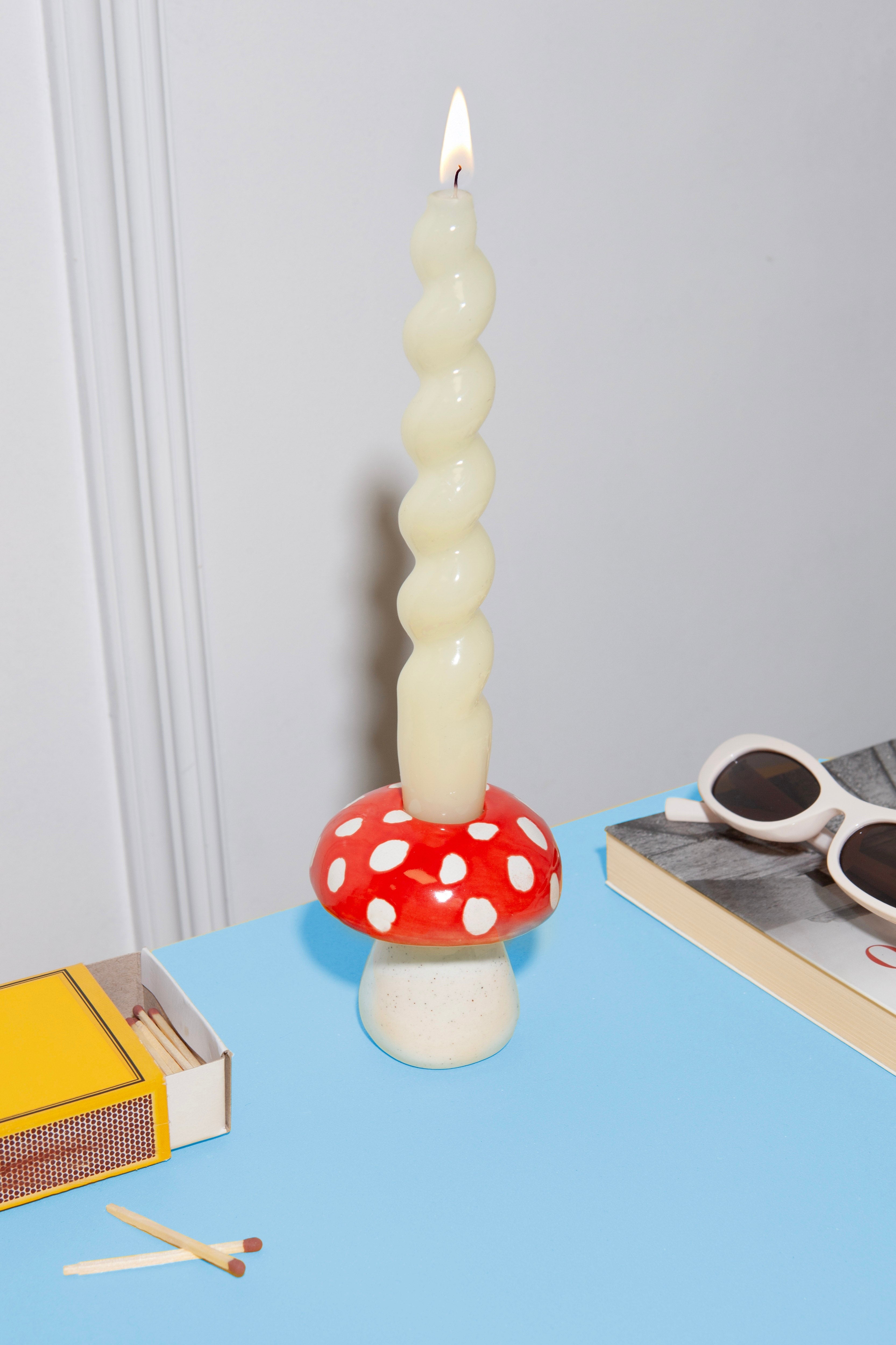 Mushroom Candle Holder