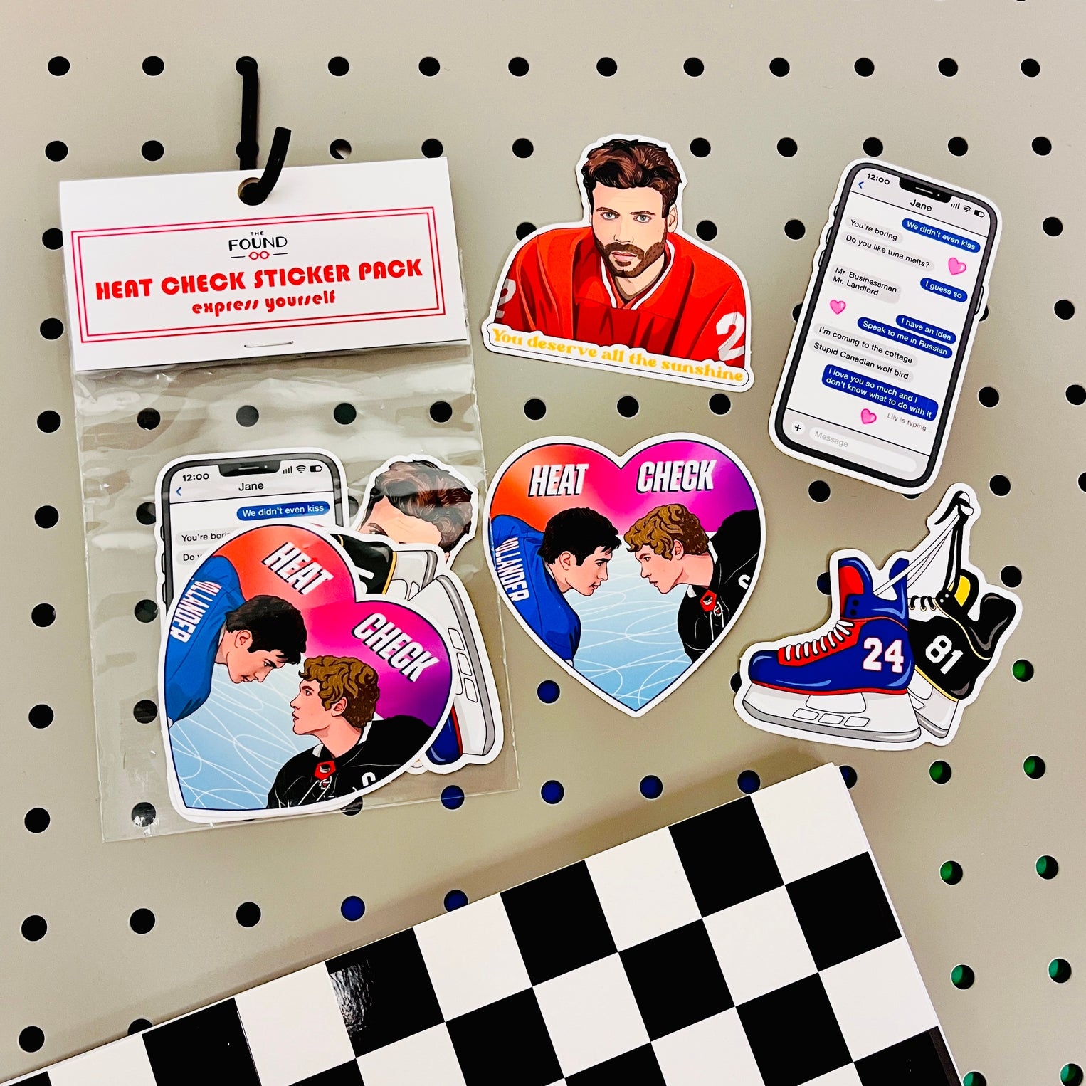 Heated Rivalry Sticker Pack
