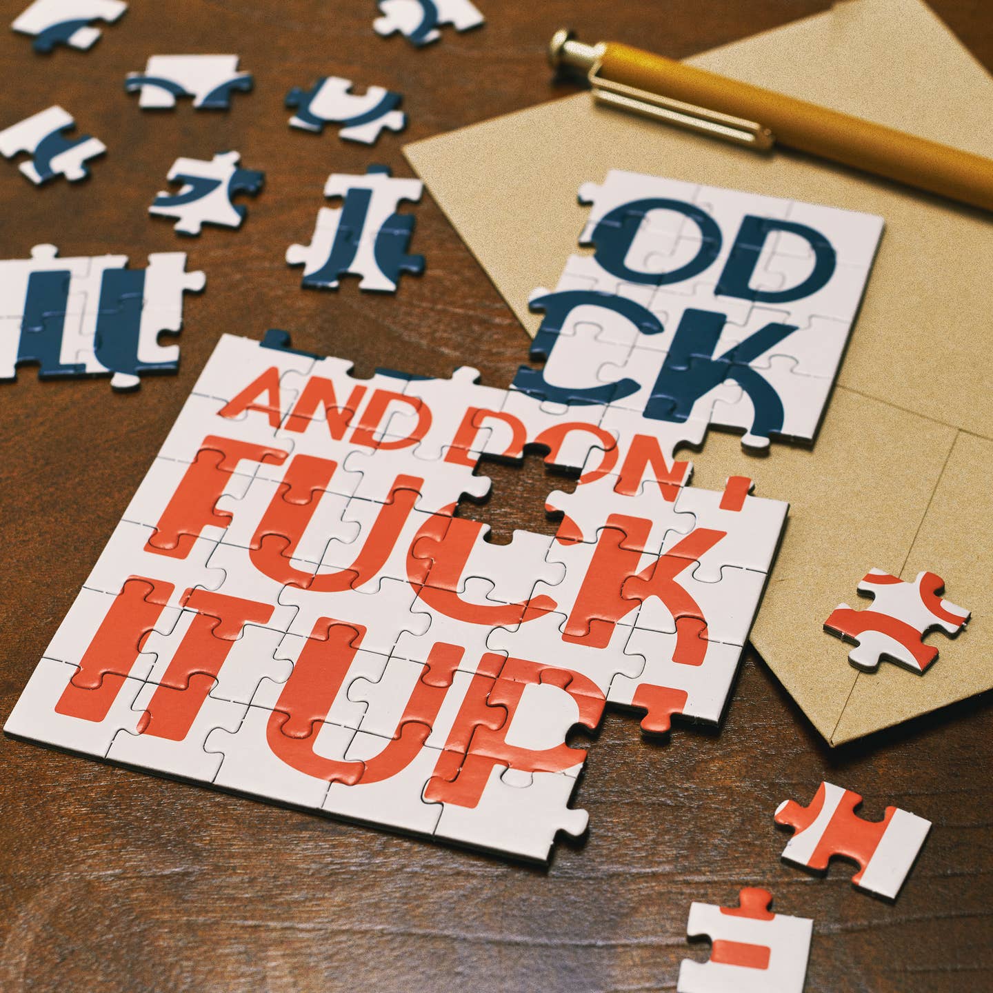 Good Luck Puzzle Card