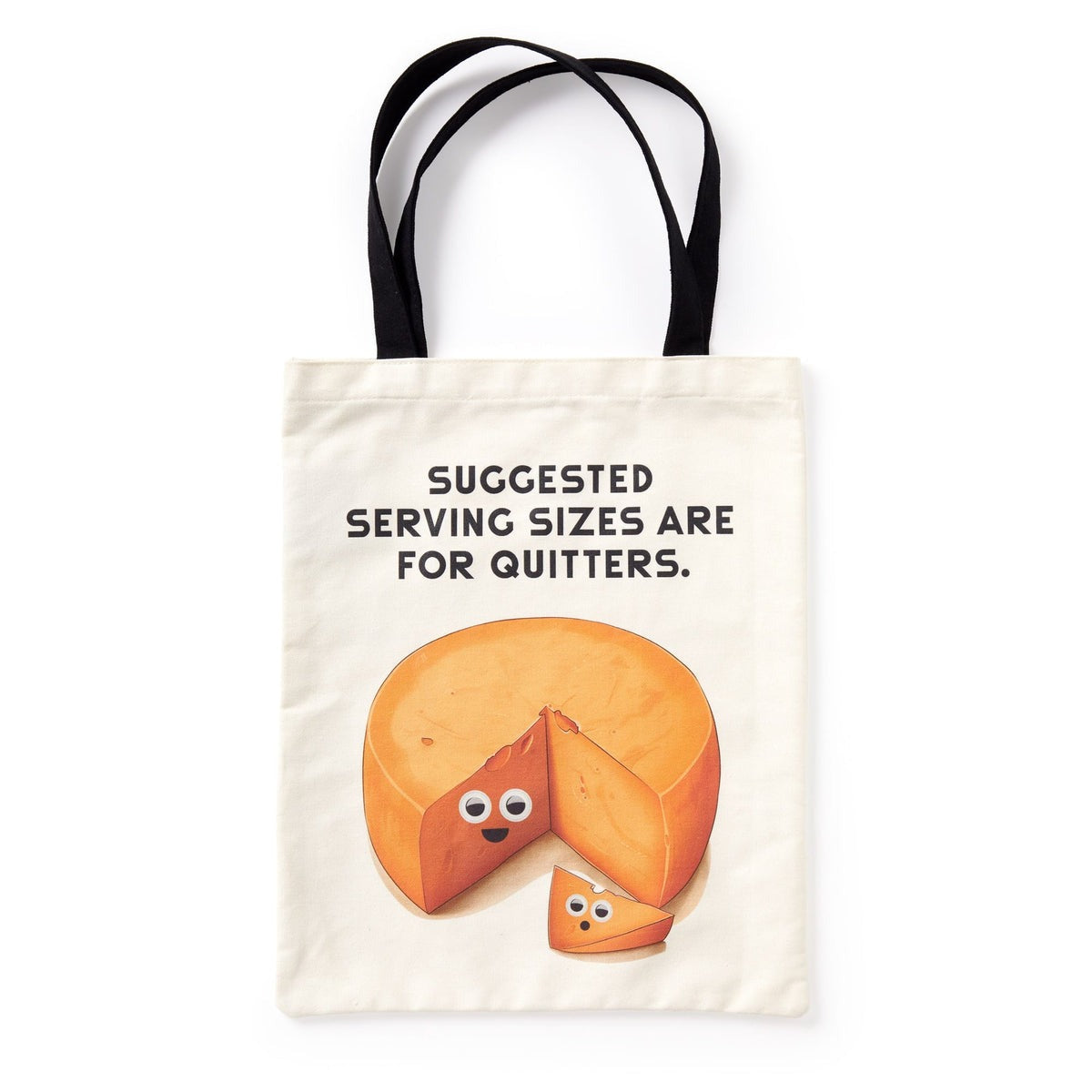 Cheese and Bread Canvas Tote