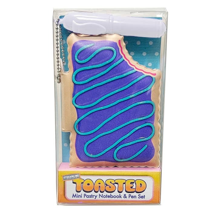 Toastie Pastry Mini Notebook Pen Set