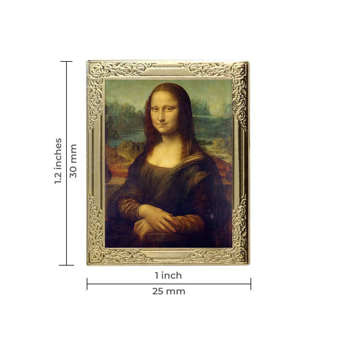 Mona Lisa Art Pin