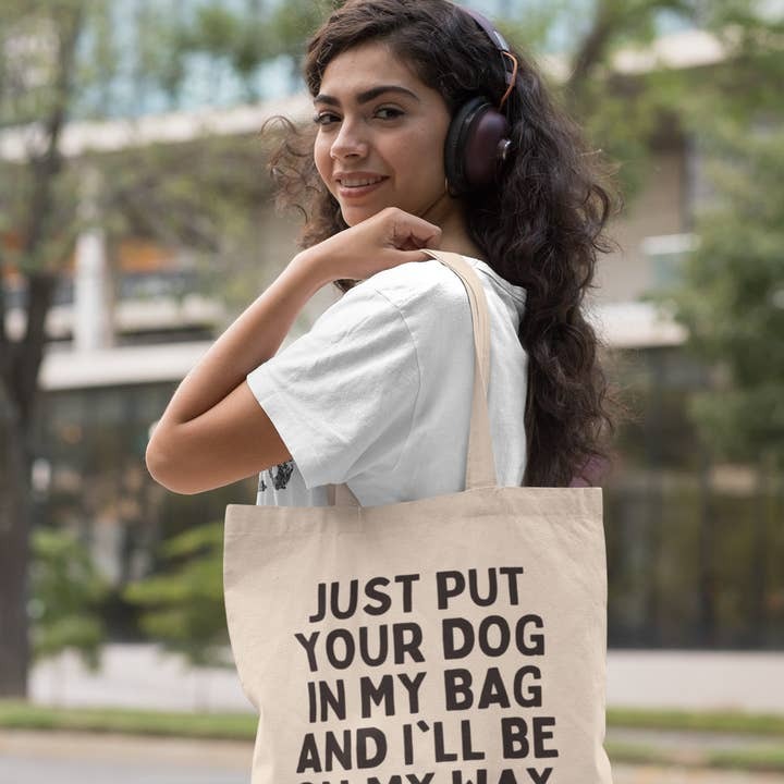 Just Put Your Dog Tote Bag - Thumbnail 2